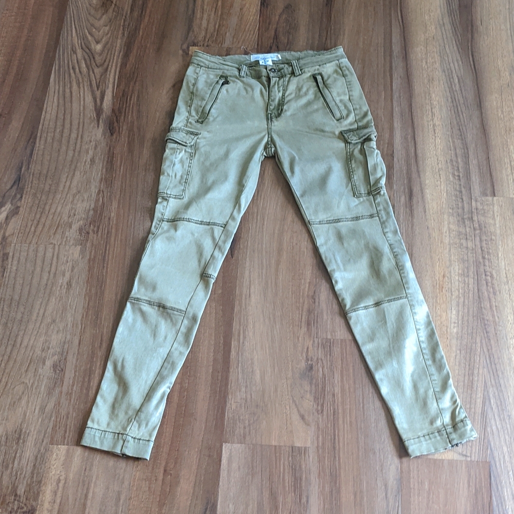 H&M LOGG skinny cargo pants sz 4